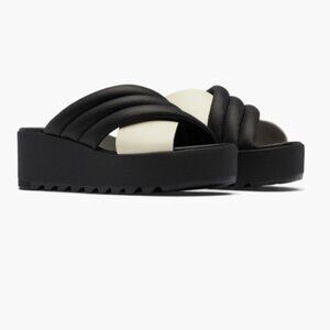 Sorel Cameron Puff Flatform Slide Sandal